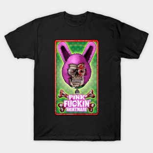 Pink F*****g Nightmare, Christmas, Skull T-Shirt